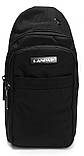 Сумка LANPAD чоловіча через плече 16х27х9 см Чорний (LAN35001 black), фото 2