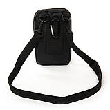Сумка LANPAD чоловіча 11х17х6 см Чорний (LAN6195 black), фото 3