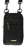 Сумка LANPAD чоловіча 11х17х6 см Чорний (LAN6195 black), фото 5