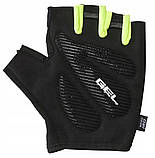 Рукавички велосипедні Crivit 10 Чорно-салатовий (IAN417713 yellow), фото 2