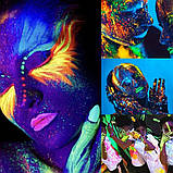 Флуоресцентний аквагрим No Brand Mekolor 5 шт (WN-5-MK-8601), фото 5