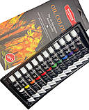 Набір художніх олійних фарб WORISON в тубах 12 кольорів по 12 мл (WN-O8816), фото 5