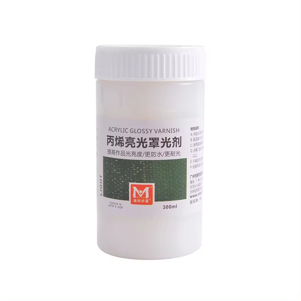 Художній глянсовий акриловий лак Art Nation Gloss Light Varnish 300 мл (AGV300), фото 1