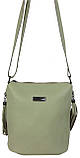 Сумка жіноча Borsacomoda на плече 25х22х11 см Салатовий (878.012), фото 2