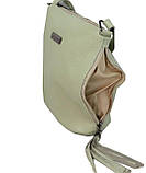 Сумка жіноча Borsacomoda на плече 25х22х11 см Салатовий (878.012), фото 5