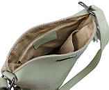 Сумка жіноча Borsacomoda на плече 25х22х11 см Салатовий (878.012), фото 7