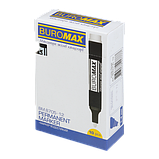Маркер перманентний водостійкий білий товстий 1-4мм Buromax BM.8705-12, фото 2
