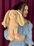 Зайчик середній бежевий 30см, фото 2