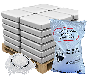 Каустична сода (гранульована) 25 кг