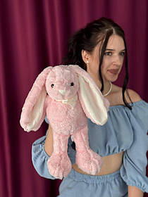 Зайчик середній бежевий 30см