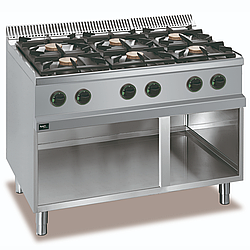 Плита APACH APRG-117P/PL 6-конфорочна газова