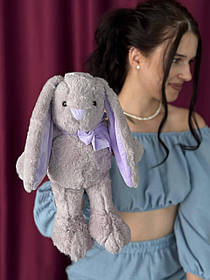 Зайчик середній лавандовий 30см