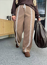 Штани палацо з лампасами 886ед