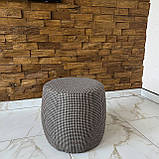 Декоративний квадратний пуф із смарагдового велюру топ h44 см, фото 7