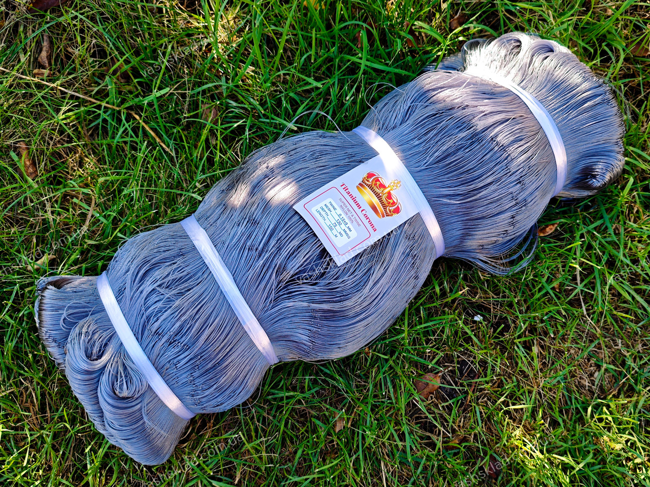 Сіткополотно TITANIUM Corona (лялька) Жилка 9*0,15 мм  75  х 150 м комірка 100-130 мм, фото 1