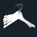 Дитячі плечики 32 см білі  з золотим гачком тремпеля для верхньго одягу суконь трикотажних виробів уп.5 шт, фото 5