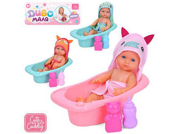 Пупс Диво маля 32см, ванна, аксесуари YL2430P-A-B-C-DM-UA G-Rich