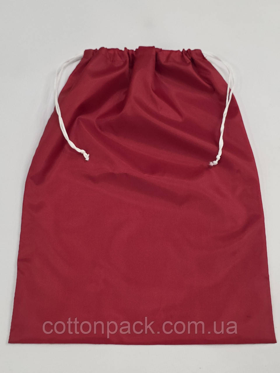 Мішок із плащової тканини 30*40 см. червоний, фото 1