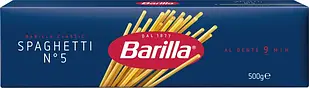 Макарони Barilla Spaghetti №5  500г (Італія) — паста Барілла спагетті
