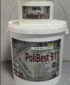 Емаль двокомпонентна PoliBest 911 універсальна, фото 1