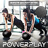 М'яч для пілатесу, йоги та реабілітації PowerPlay PP_4415 Body Shape Ball 22 см Чорний, фото 2