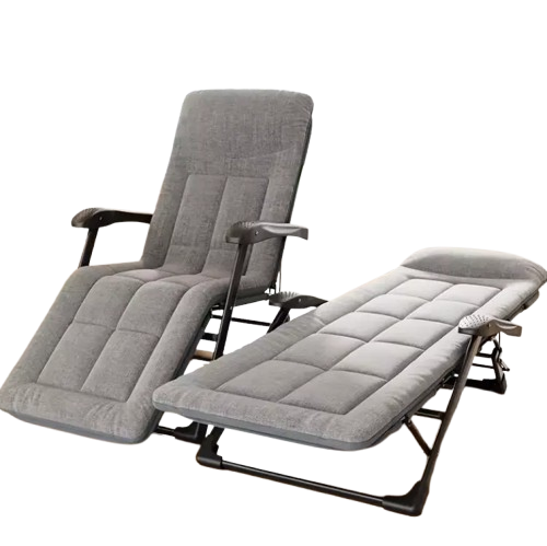 Розкладне крісло ліжко з вбудованим матрацом LEOBRO Grey (LB-FCB-G3-GRY)