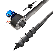 Аератор зерна АЗ-140 довжина списа 4 м (Зерновентилятор, осушувач, охолоджувач, сушка зерна)