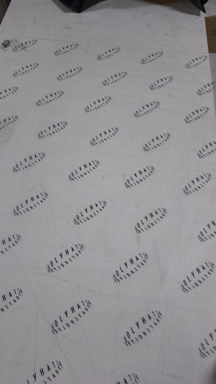 Щільний тіш'ю папір 40г 50х70 см Персоналізований дизайн з логотипом під замовлення, фото 1