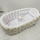 Портативна надувна ванна для купання малюків 98×65×28см, MA627 / Надувна ванна для малюків, фото 3