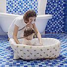 Портативна надувна ванна для купання малюків 98×65×28см, MA627 / Надувна ванна для малюків, фото 5