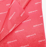 Тішью папір водостійкий 24г 50х70 см Пакувальний папір з вашим фірмовим логотипом, фото 7