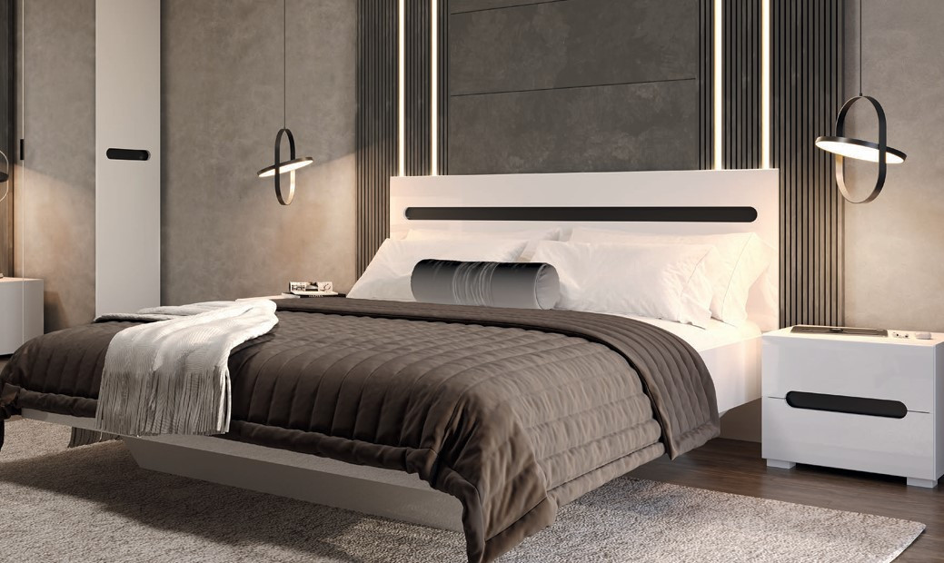 Ліжко 160 Б'янко Біле, фото 1