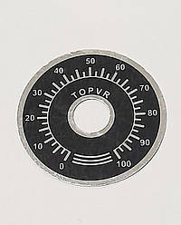Шкала змінного резистора 0-100