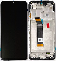Дисплей Xiaomi Poco M5 / Poco M4 5G / Redmi 10 5G / Note 11E 5G чорний Екран з сенсором (модуль) + рамка