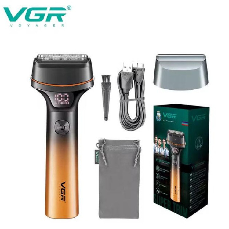 Електробритва бездротова акумуляторна VGR V-382 am, фото 1