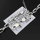 Чоловічий срібний ланцюг якір і хрестик з жостким вушком зі срібла. Якірний цепочка і срібло 925 проба 55 см, фото 10