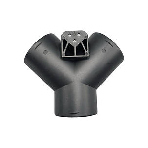 З'єднувач гофри теплого повітря салону "Y"-образний D60, фото 1