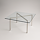 Журнальний столик квадратний зі скляною стільницею "Барселона" 100 см × 100 см стильний модерн, фото 3