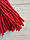 Китиці бавовняні, червоні 10 шт, фото 6