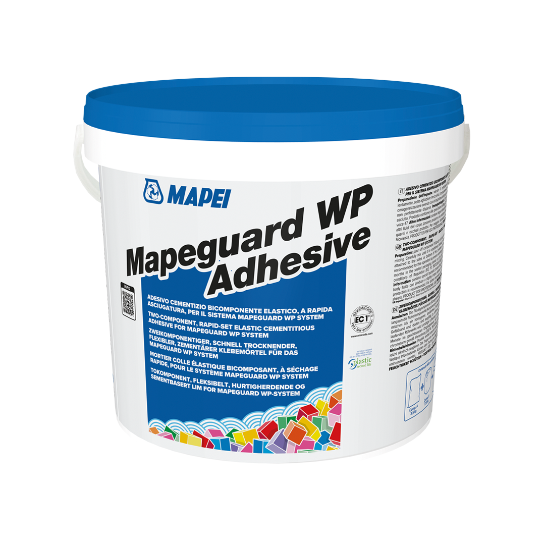 Клей MAPEI Mapeguard WP Adhesive двокомпонентний еластичний цементний, 6.65 кг