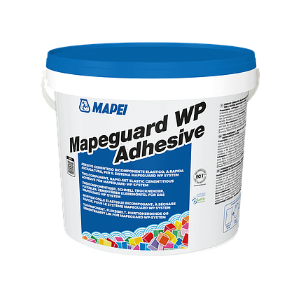 Клей MAPEI Mapeguard WP Adhesive двокомпонентний еластичний цементний, 6.65 кг, фото 1