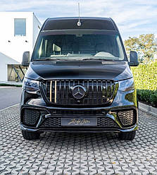 Передній бампер у зборі для Mercedes Sprinter 907 2018+ г.в. стиль AMG