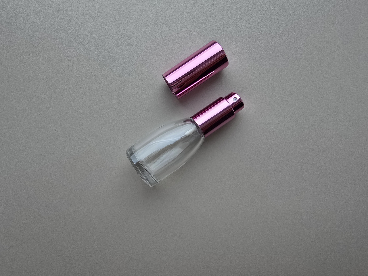 15 мл Канді флакон скляний прозорий з металевим розпилювачем, спреєм 13/415, пляшка, атомайзер, пляшечка, флакончик