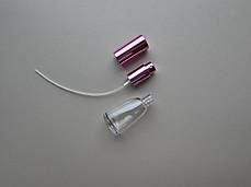 15 мл Канді флакон скляний прозорий з металевим розпилювачем, спреєм 13/415, пляшка, атомайзер, пляшечка, флакончик, фото 3