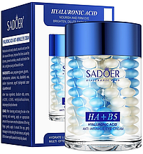 Крем для шкіри навколо очей SADOER HA+B5 з гіалуроновою кислотою зволожувальна та відновлювальна 60 г (SD51759)