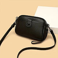 Модна сумка натуральна шкіра СК-2 | Крута сумка стильна | Жіноча сумка крос-боді | Маленька сумка елегантна | Сумка на плече