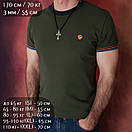 Чоловічий ланцюжок зі срібним замком і хрестик срібло з жорстким вушком. Шовковий ювелірний шнурок і кулон, фото 2