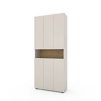 Шафа розпашна Metkas Home B001 900x350x2130, ЛДСП Кашемір-Дуб Артізан (MB001KDA)