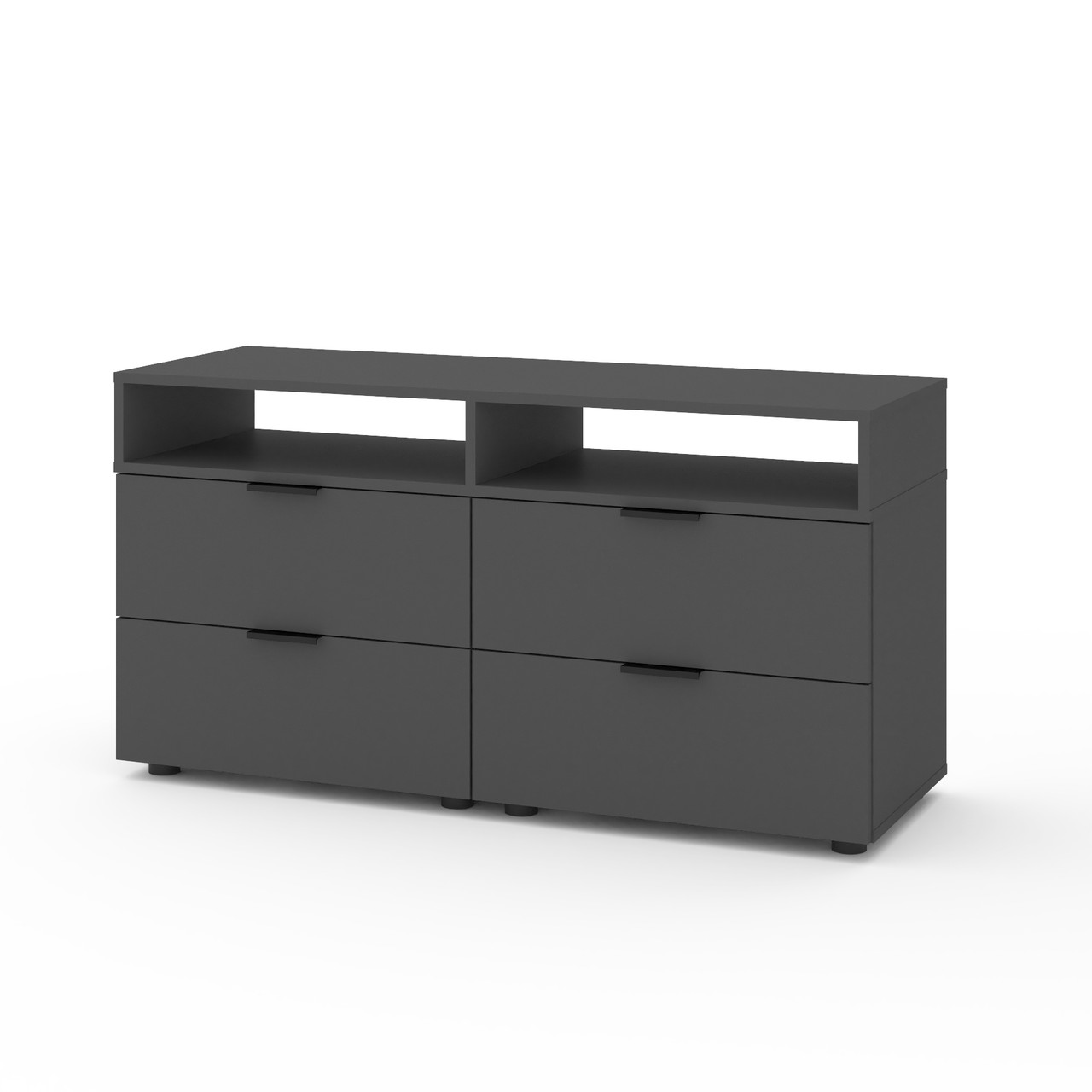 Тумба під телевізор Metkas Home А020, 1200×420×625 мм, ЛДСП Антрацит (MA020A)
