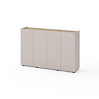 Комод Metkas Home B020 1400x350x920 мм, ЛДСП, Кашемір-Дуб Артизан (MB020KDA)